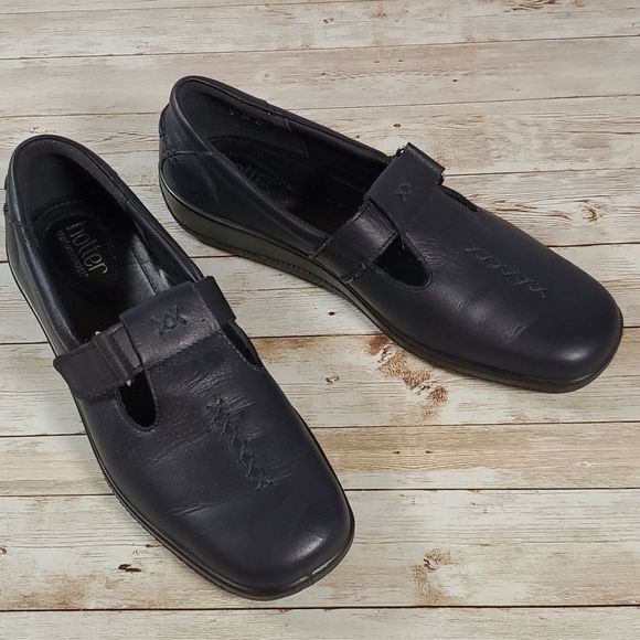 Hotter Sunset Mary Jane Shoes in Dark Navy Blue Leather US 10 Comfort Concept - Picture 11 of 11